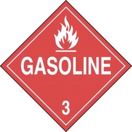 Accuform DOT PLACARD HAZARD CLASS 3  MPL304RM50 MPL304RM50